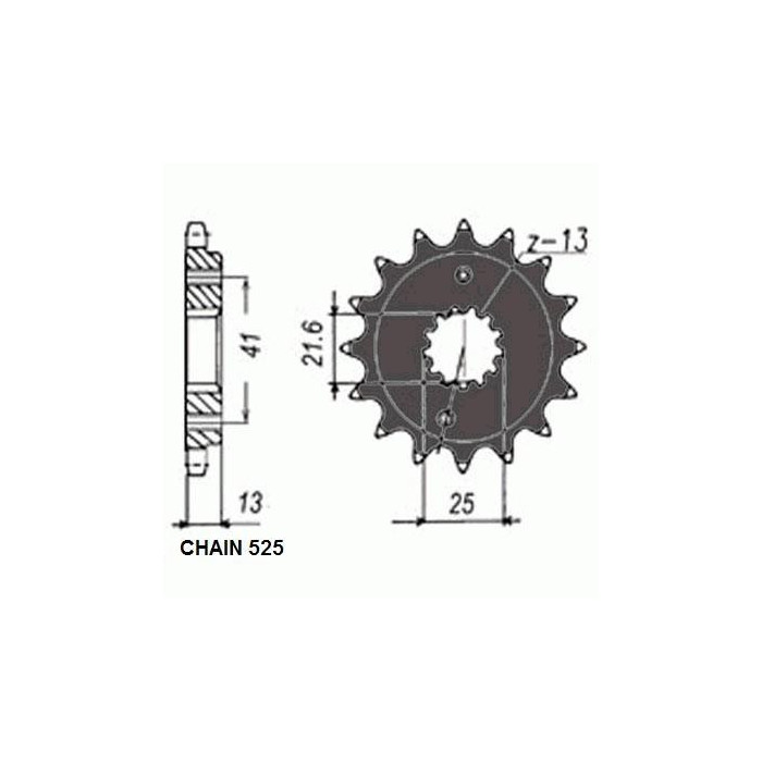 DRIVE SPROCKET SUNF407-15