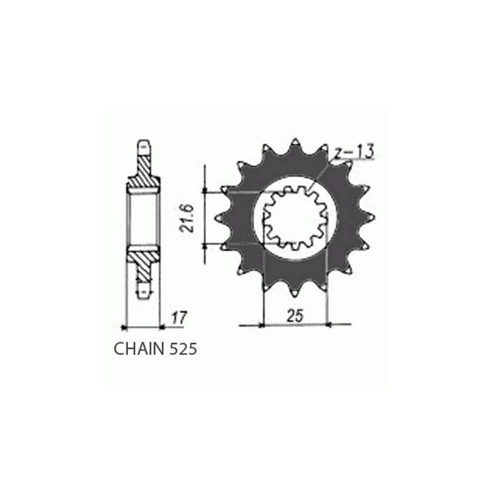 DRIVE SPROCKET SUNF408-15