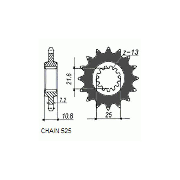 DRIVE SPROCKET SUNF414-17