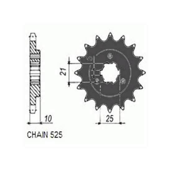 DRIVE SPROCKET SUNF416-15
