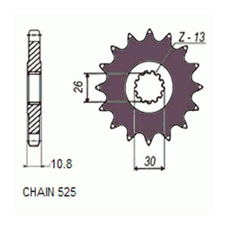 DRIVE SPROCKET SUNF421-16