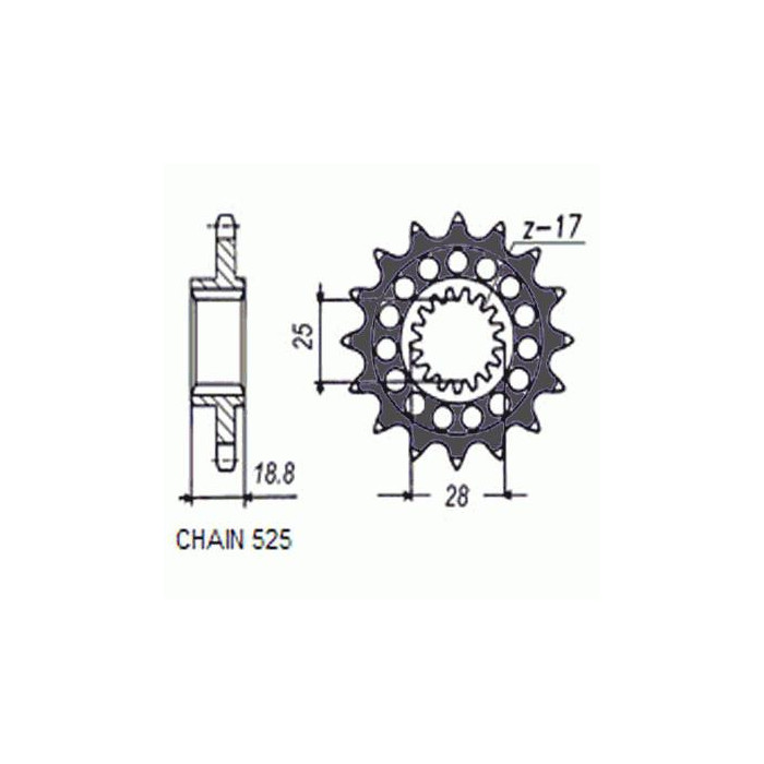 DRIVE SPROCKET SUNF422-16