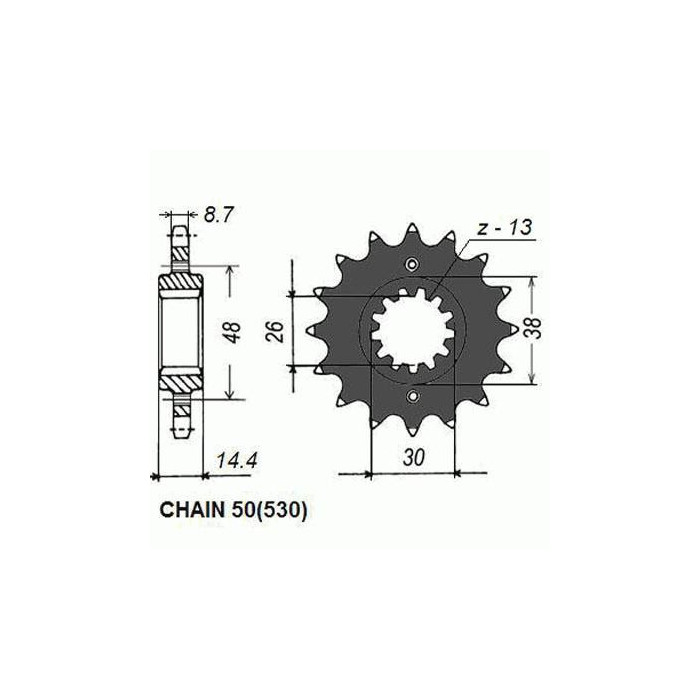 DRIVE SPROCKET SUNF512-17