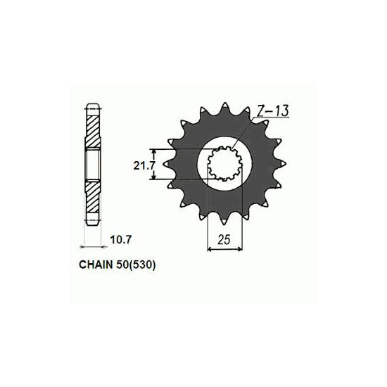 DRIVE SPROCKET SUNF519-16