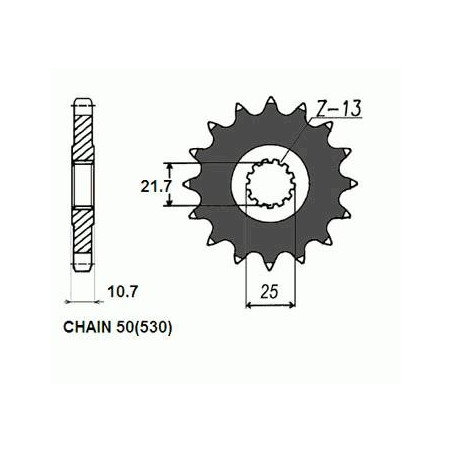 DRIVE SPROCKET SUNF519-16