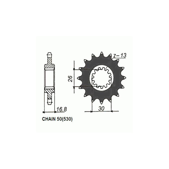 DRIVE SPROCKET SUNF522-15