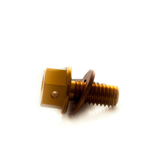 ACCEL oil drain plug KAWASAKI KXF '19-20 (with magnet) color gold