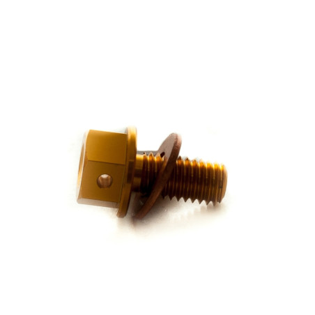 ACCEL oil drain plug KAWASAKI KXF '19-20 (with magnet) color gold