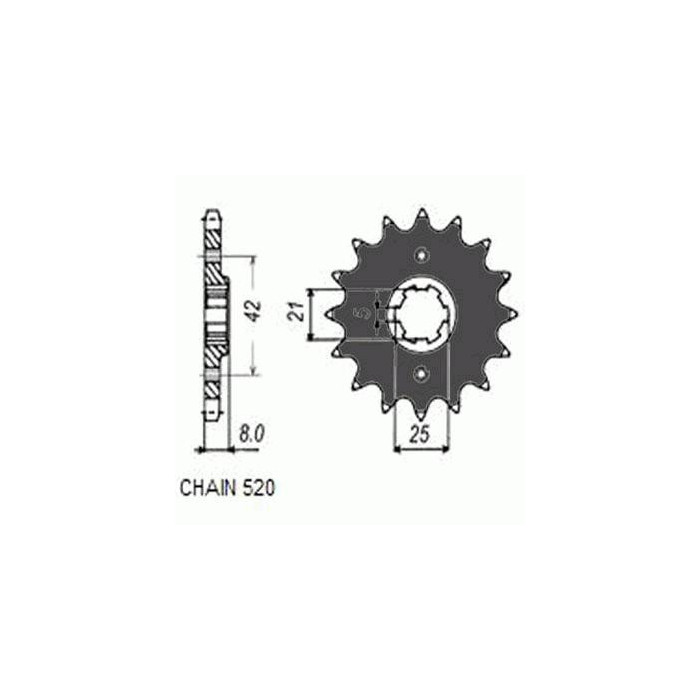 DRIVE SPROCKET SUNF316-15