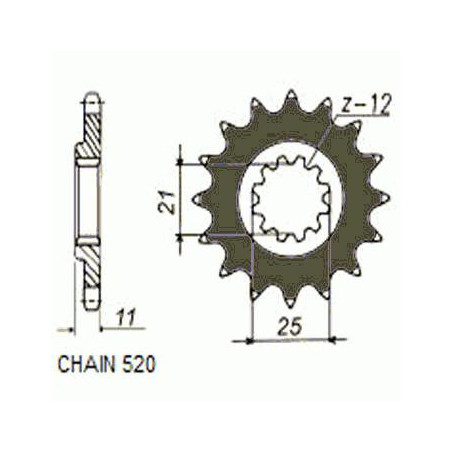 DRIVE SPROCKET SUNF383-14