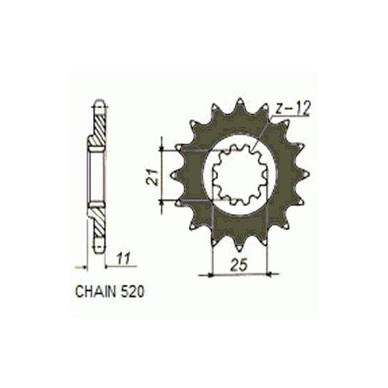 DRIVE SPROCKET SUNF383-15