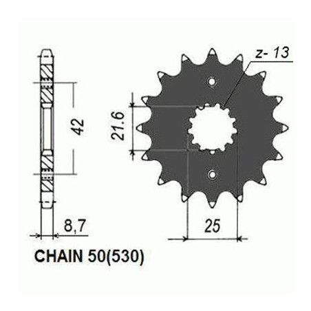 DRIVE SPROCKET SUNF511-18