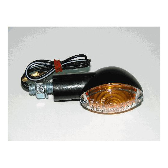 PAIR OF OVAL INDICATORS, BLACK, NEUTRAL STRENGTH, APPROVED