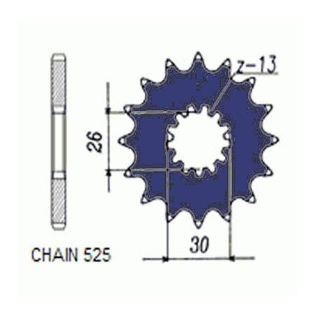 DRIVE SPROCKET SUNF425-17