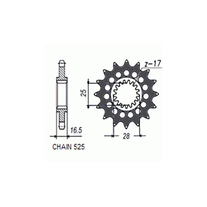 DRIVE SPROCKET SUNF427-17