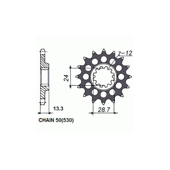 DRIVE SPROCKET SUNF556-17