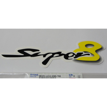 KYMCO "SUPER 8" FRONT COVER STICKER
