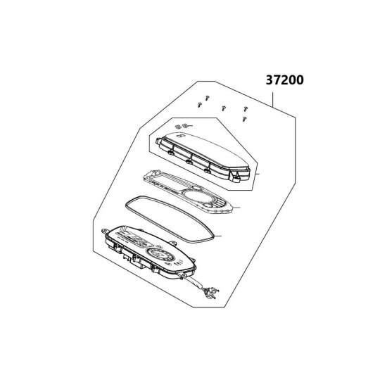 SPEEDOMETER MOUNTING BLOCK (D403) 37200-LEA6-E0A