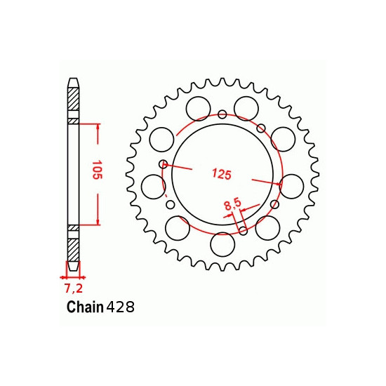 VAROMASIS ŽVAIGŽDUTINIS Z48 MRX 125 0 / 000.500.6000
