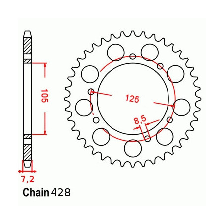 VAROMASIS ŽVAIGŽDUTINIS Z48 MRX 125 0 / 000.500.6000