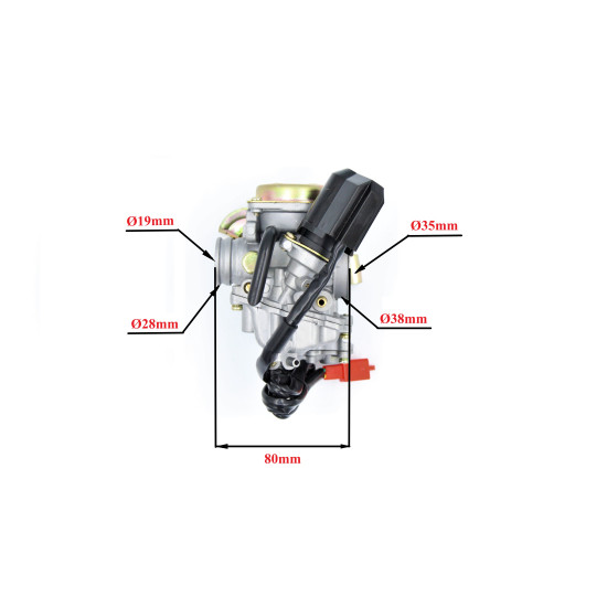 Carburetor Power Force GY6 4T 50CC