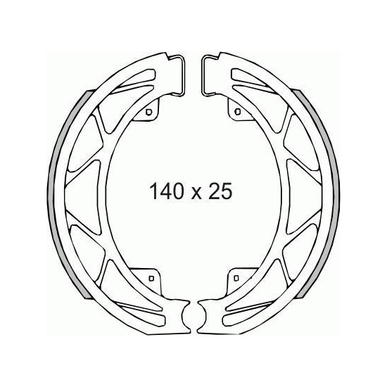 REAR BRAKE PADS PIAGGIO LIBERTY (22 512 0560)