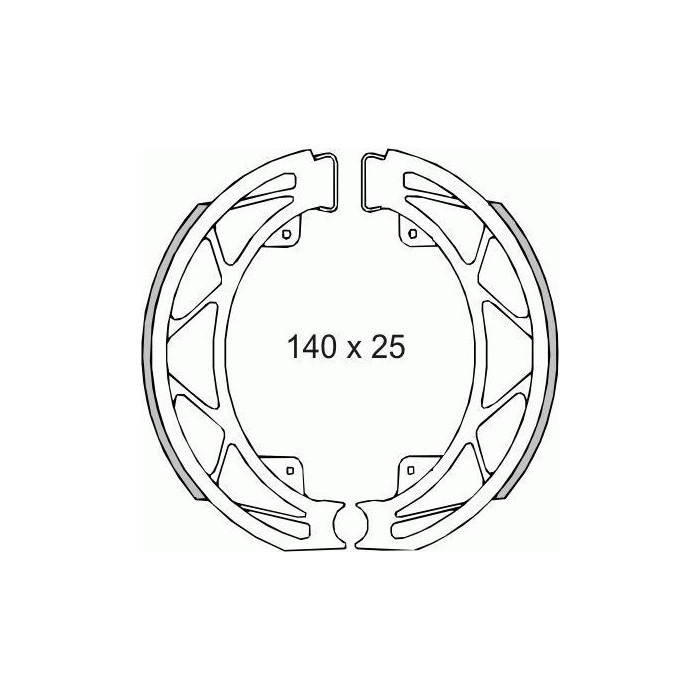 REAR BRAKE PADS PIAGGIO LIBERTY (22 512 0560)