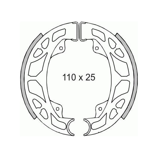 REAR BRAKE PADS PIAGGIO SKIPPER-VESPA ET4-ZIP 125CC
