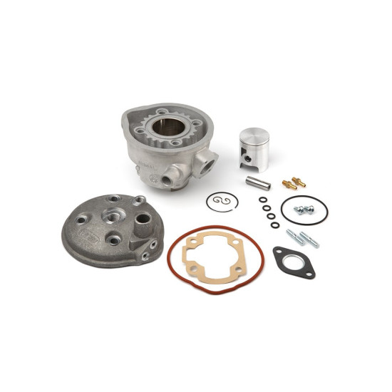CYLINDER NICASIL WITH HEAD AIRSAL MINARELLI HORIZONTAL APRILIA GULIVER BENELLI 491 YAMAHA AEROX 47.6MM 2T