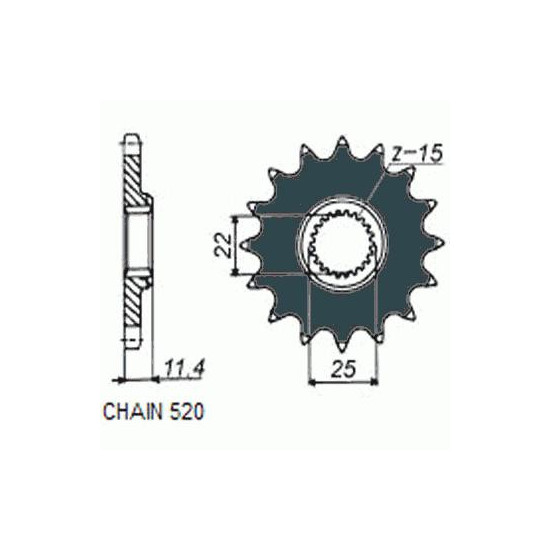 DRIVE SPROCKET SUNF360-17