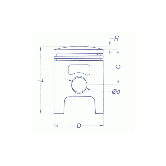 PISTON METEOR PIAGGIO PK 50 (38.37)
