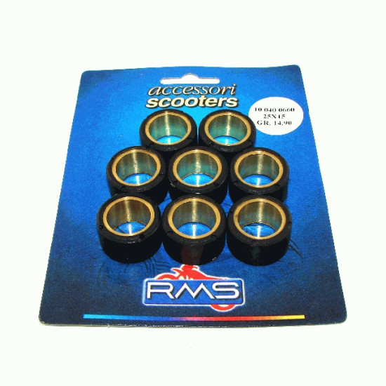Roller sets 25x15mm 15gr 8 pcs.