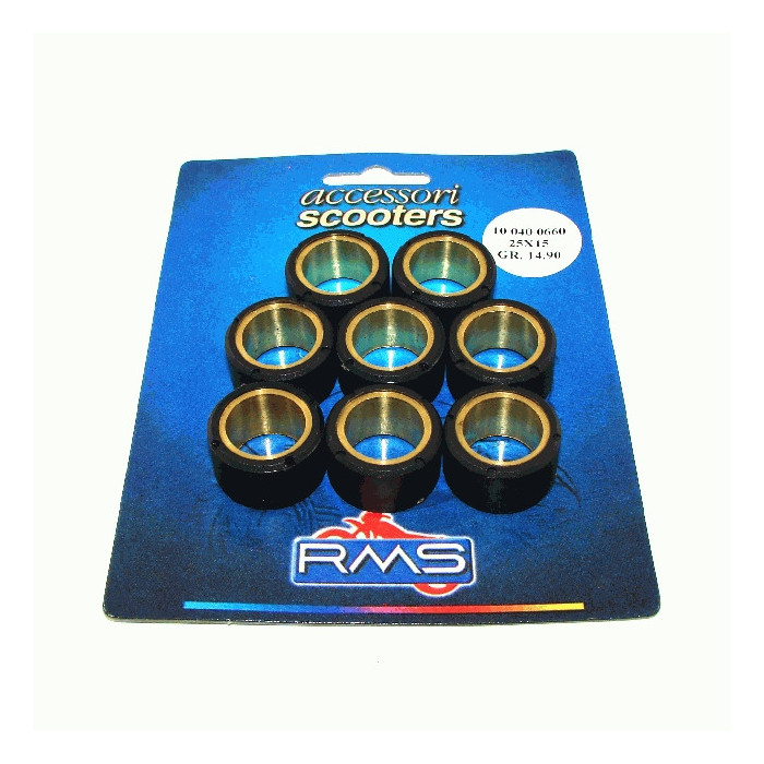 Roller sets 25x15mm 15gr 8 pcs.
