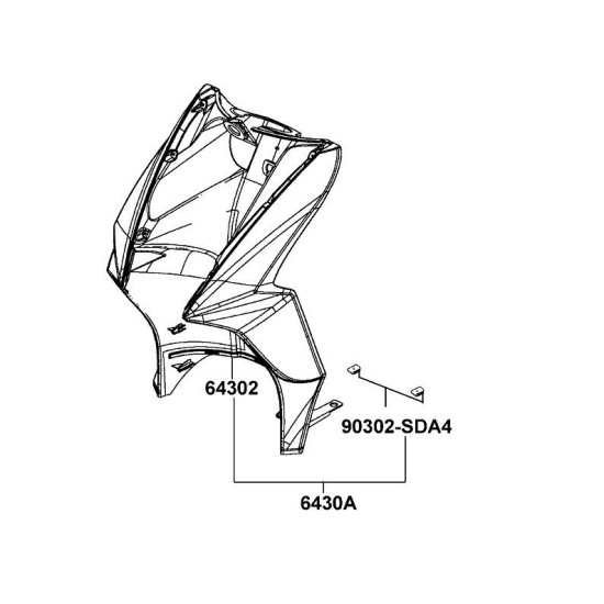 FRONT COVER 6430A-LGB5-E10