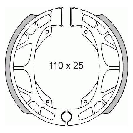 REAR BRAKE PADS APRILIA SCARABEO-SR 50CC