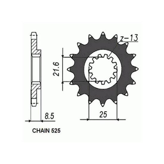 DRIVE SPROCKET SUNF431-15