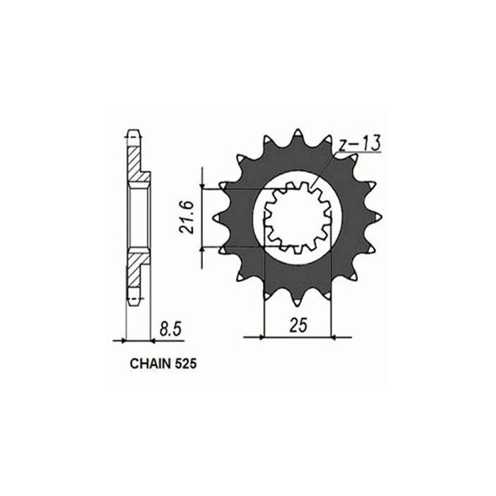 DRIVE SPROCKET SUNF431-15