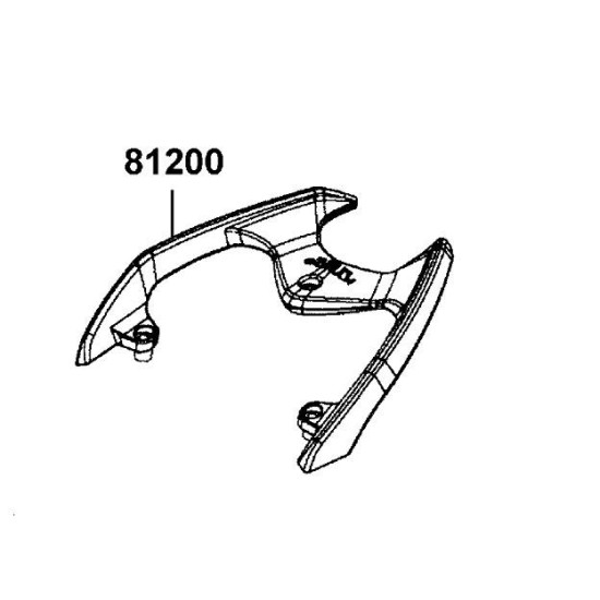 AGILITY50 RS 81200-LGB5-E10 REAR HANDLE
