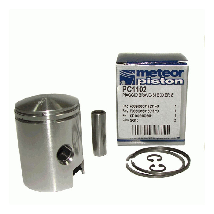 PISTON METEOR PIAGGIO BRAVO-SI BOXER PIN 10 (38,40)
