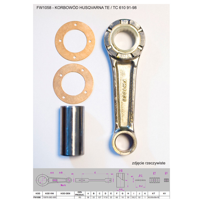 FLYWAY crank arm HUSQVARNA TE / TC 610 91-98