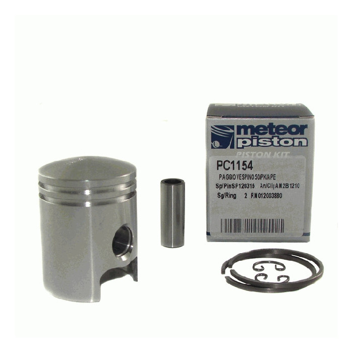 PISTON METEOR PIAGGIO VESPIN 50 / PK / APE TM P50 (39.00)
