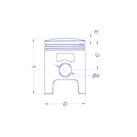 Piston METEORAS PINASCO TRANSF. VESPA (51,00)