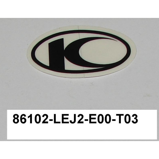 K-LOGO STICKER ON WHITE 86102-LEJ2-E00-T03