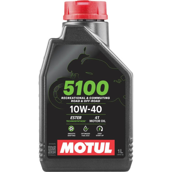 ALYVA MOTUL 5100 ESTER 4T TECHNOSYNTHESE 10W40 1L.