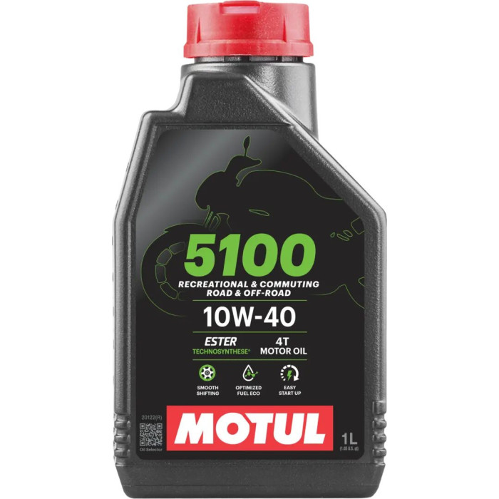 ALYVA MOTUL 5100 ESTER 4T TECHNOSYNTHESE 10W40 1L.