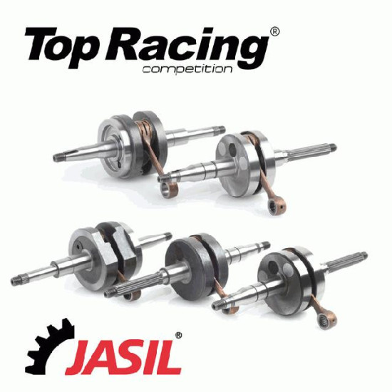 Alkūninis velenas TOP RACING HIGH-TECH 2T 50 CCM MALAGUTI F10 MINARELLI HORIZONTAL 10 MM