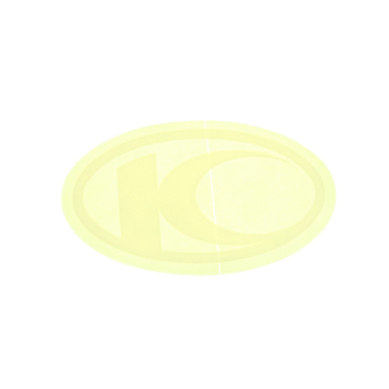 EMBLEM STICKER SMALL 44X25MM WHITE KYMCO KXR MAXXER MXER 50 / 90