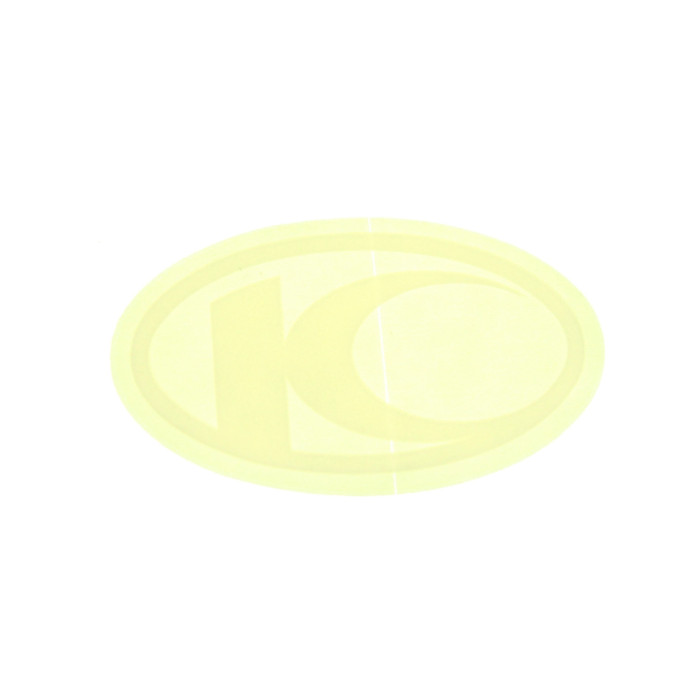 EMBLEMOS LIPDUKAS MAŽAS 44X25MM BALTAS KYMCO KXR MAXXER MXER 50 / 90