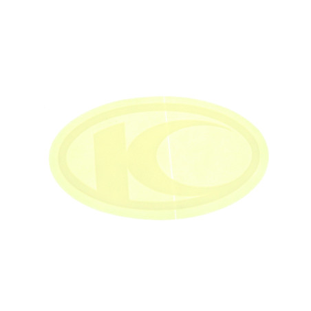 EMBLEMOS LIPDUKAS MAŽAS 44X25MM BALTAS KYMCO KXR MAXXER MXER 50 / 90