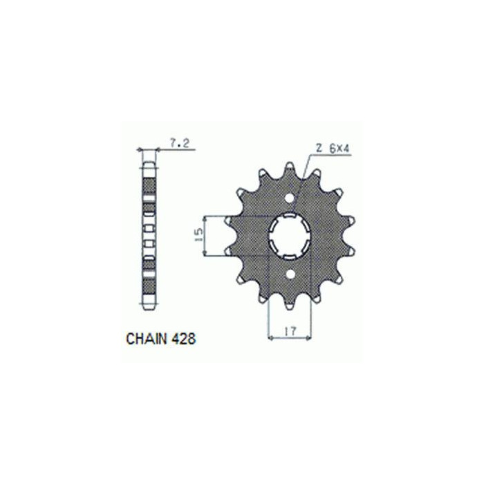 DRIVE SPROCKET SUNF202-14